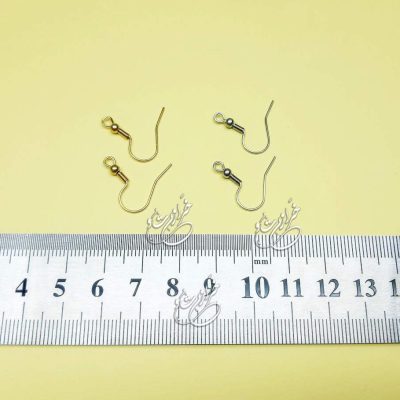 قفل گوشواره ، گوشواره میخی ، گوشواره عصایی استیل رنگ ثابت