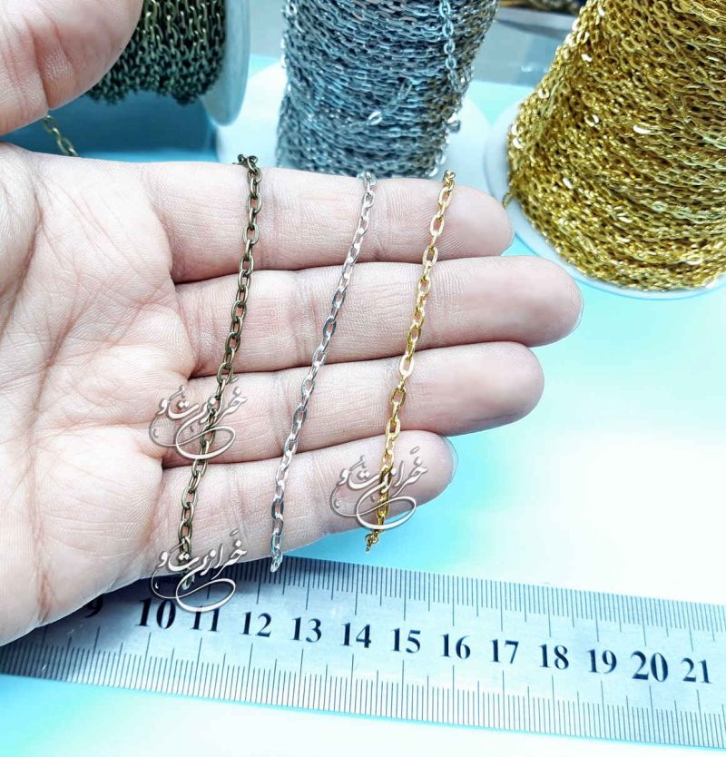 زنجیر آهنی مدل دیپلمات (واحد متری) - تصویر 3