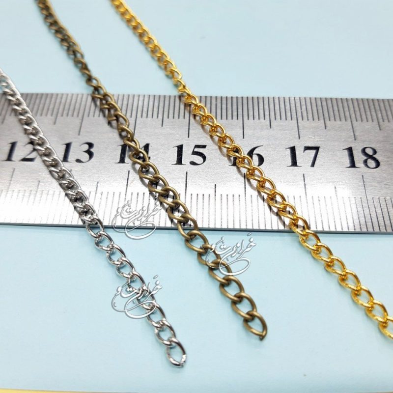 زنجیر آهنی مدل سایزر (زنجیر انتهای دستبند) واحد متری - تصویر 2