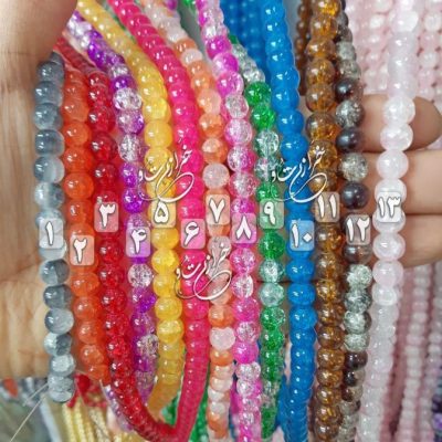 مهره گلس دستبندی | خرازی | خرازی قم | خرازی آنلاین | خرازی زیورآلات