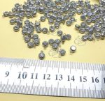 آویز گوی استیل رنگ ثابت نگین