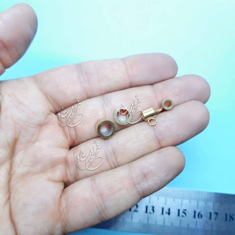 استاپر چرم استیل,لوازم دستبند چرم,خرازی خرازیتو,خرازی عمده زیورآلات,خرازی بدلیجات