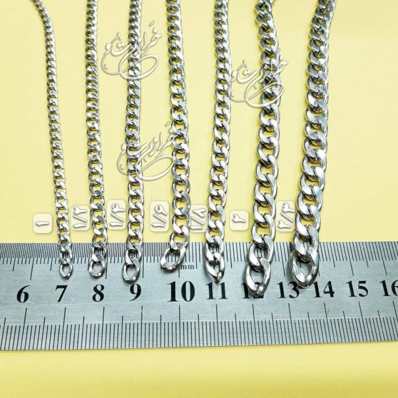 خرازی خرازیتو - بدلیجات استیل رنگ ثابت - زیورآلات استیل - خرازی زیورآلات - لوازم ساخت بدلیجات - زنجیر کارتیر استیل - دستبند کارتیر