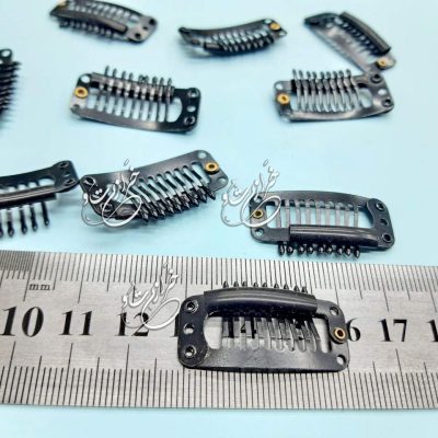 گیره تق تقی مخصوص اکستنشن متحرک | گیره تق تقی شانه دار | انواع گیره مو | گیره مو عمده ارزان قیمت | خرازی عمده بدلیجات | خرازیتو