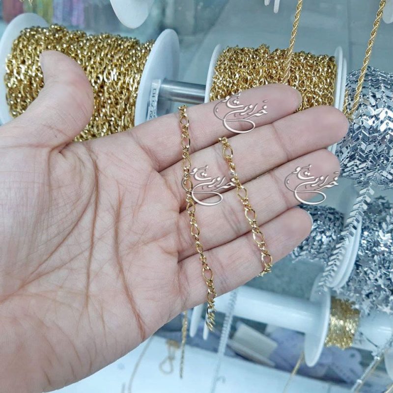 1404-08-09 - Fri - 183013 زنجیر استیل طرح بی نهایت | زنجیر استیل ضدحساسیت | زنجیر استیل رنگ ثابت | زنجیر عمده ارزان قیمت | خرازی آنلاین خرازیتو