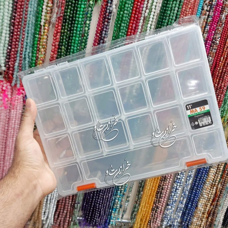 جعبه خرجکار | جعبه ابزار | جعبه ابزار نیک | کشو کریستالی | فایل کشویی | جعبه خرجکار و قطعات الکترونیکی | جعبه متریال | جعبه خرجکار زیورآلات و بدلیجات | جعبه نگهداری منجوق