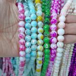 مروارید آبرنگی سایز بزرگ (10 میل) (حدود 80 مهره)