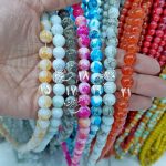 مروارید آبرنگی سایز بزرگ (10 میل) (حدود 80 مهره) - تصویر 3