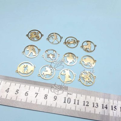 پلاک ماه تولد | پلاک استیل ماه تولد | ماه تولد استیل رنگ ثابت | دستبند ماه تولد | پلاک ماه شهریور