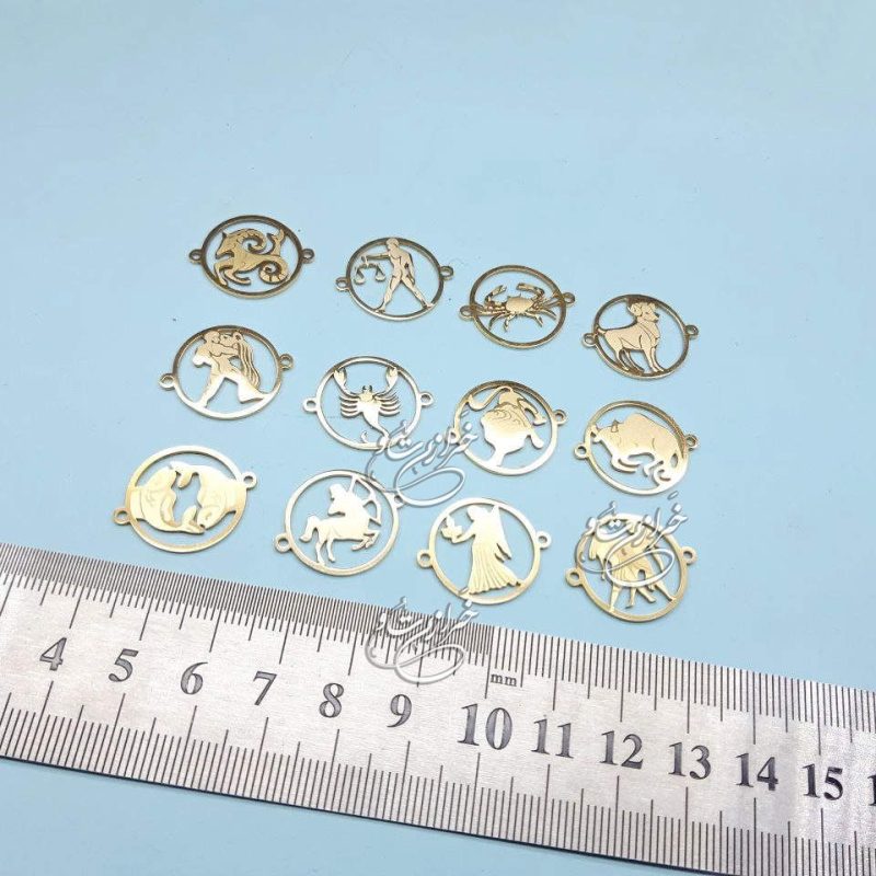 پلاک ماه تولد | پلاک استیل ماه تولد | ماه تولد استیل رنگ ثابت | دستبند ماه تولد | پلاک ماه شهریور