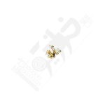 بست سربند کتابی استیل رنگ ثابت طلائی و نقره ای (یک جفت)