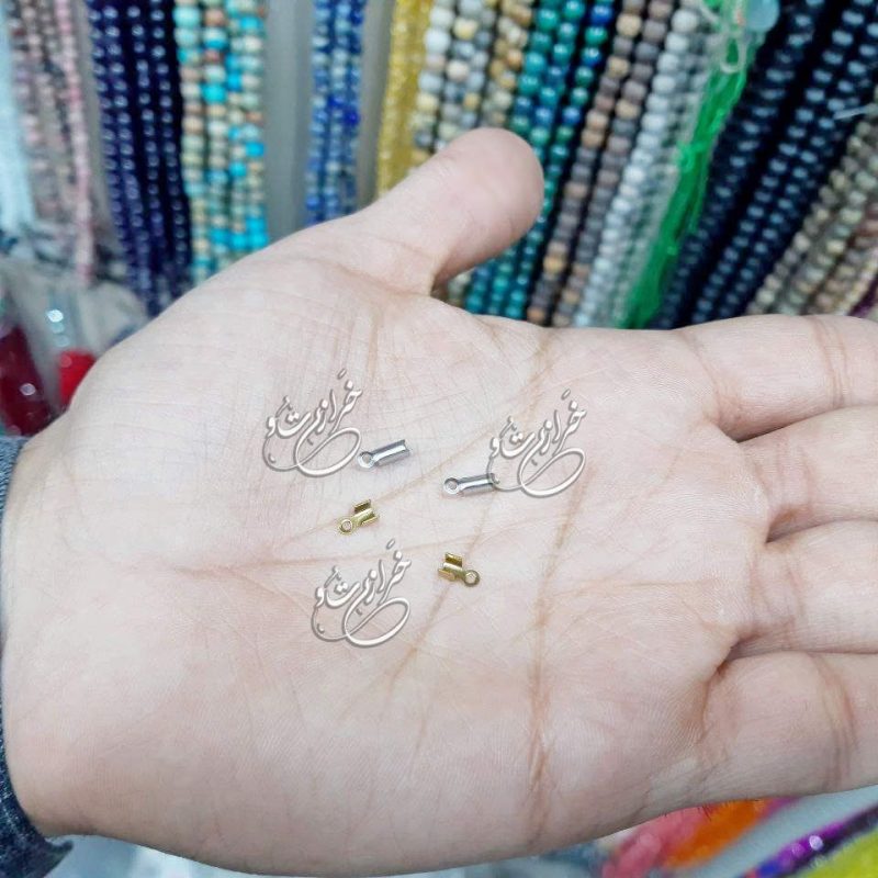 بست سربند کتابی استیل رنگ ثابت طلائی و نقره ای (یک جفت) - تصویر 2