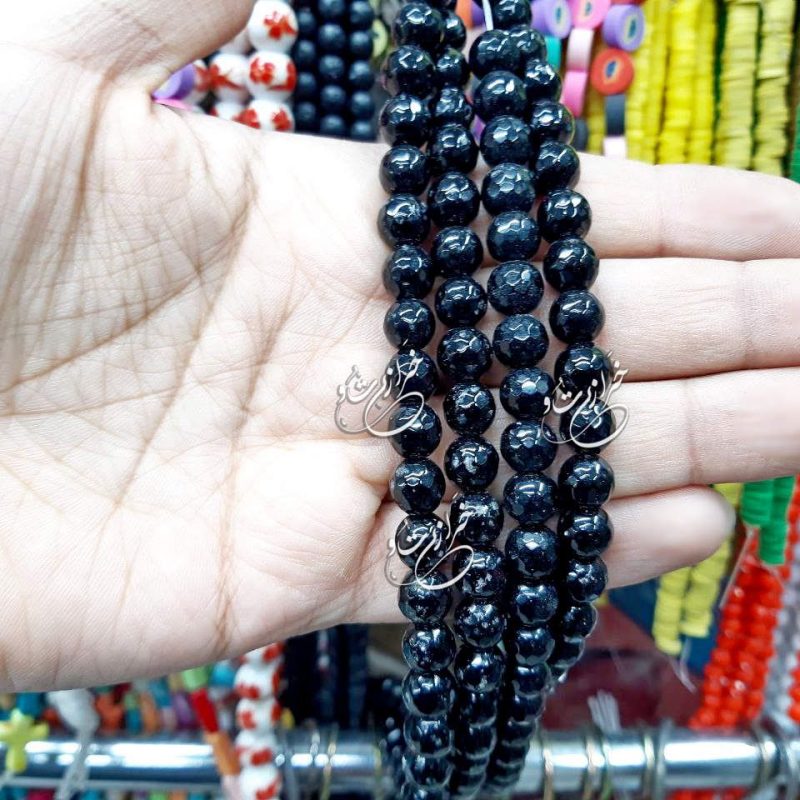 سنگ اونیکس مشکی تراش سایز 8