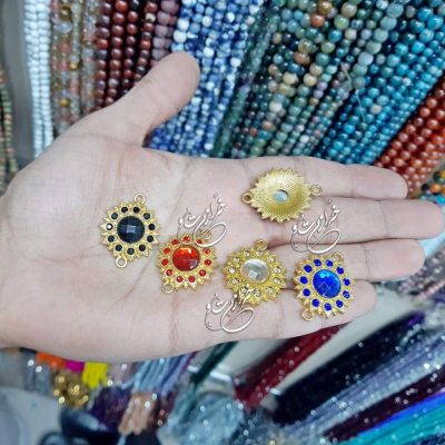 خرجکار خورشیدی | خرجکار گیره روسری | خرجکار زیورآلات بدلیجات خرازی خرازیتو