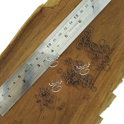 حلقه اتصال آهنی برنزی (10 گرم)