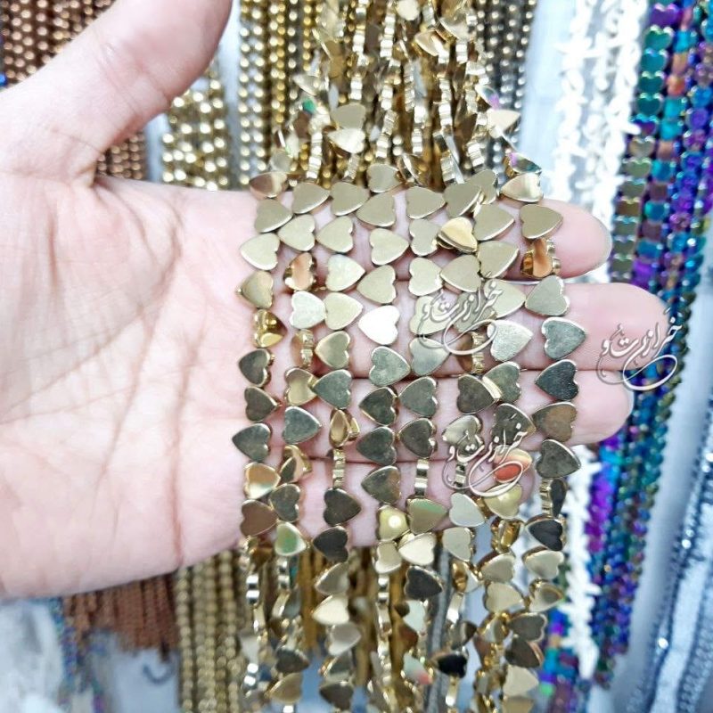 حدید قلب سوراخ از بغل (نصف ریسه) - تصویر 1