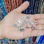 حروف استیل نقره ای سه بعدی